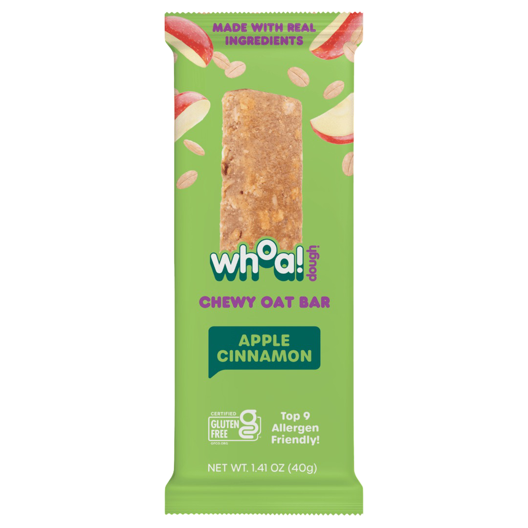 Apple Cinnamon Chewy Oat Bars