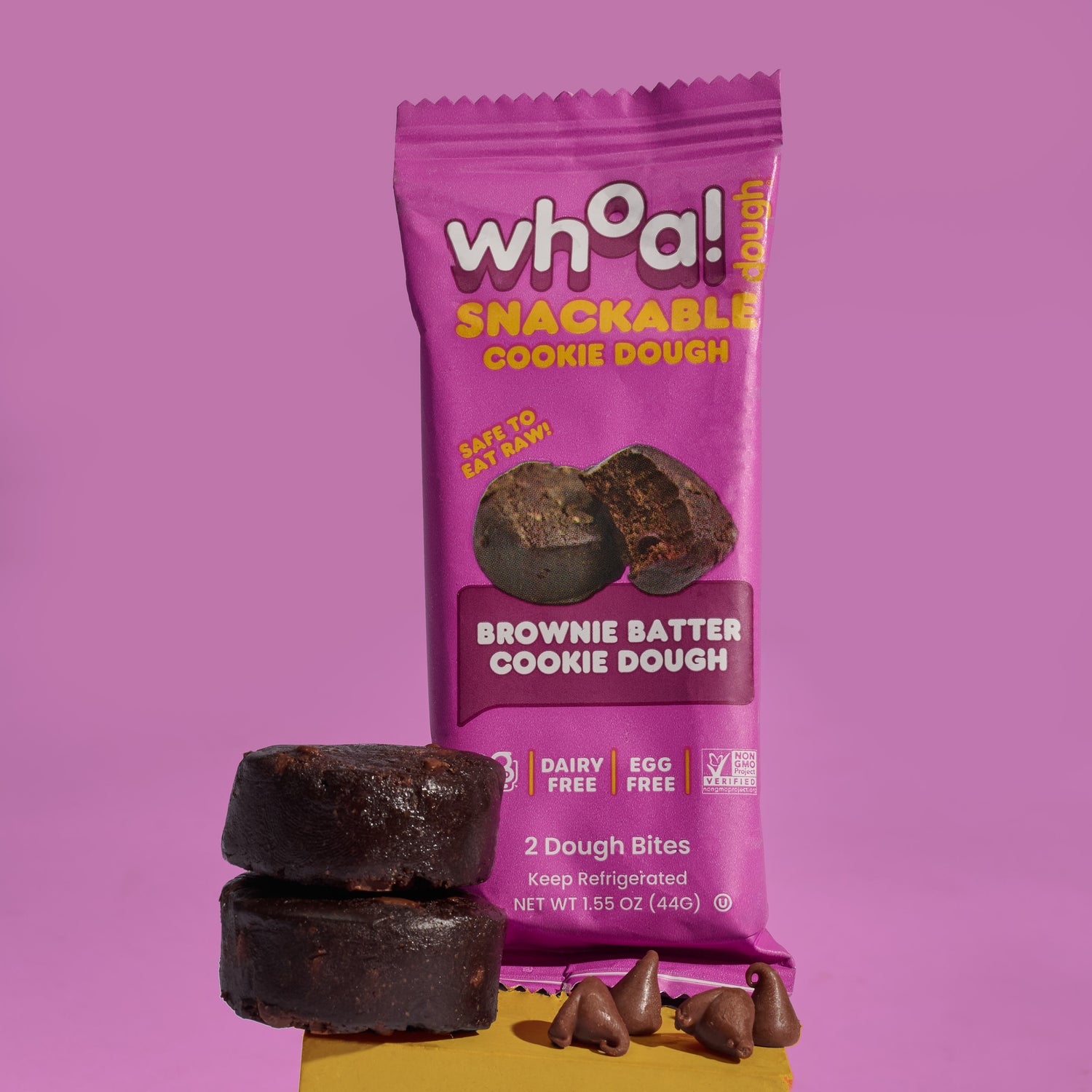 Snackable Brownie Batter Cookie Dough