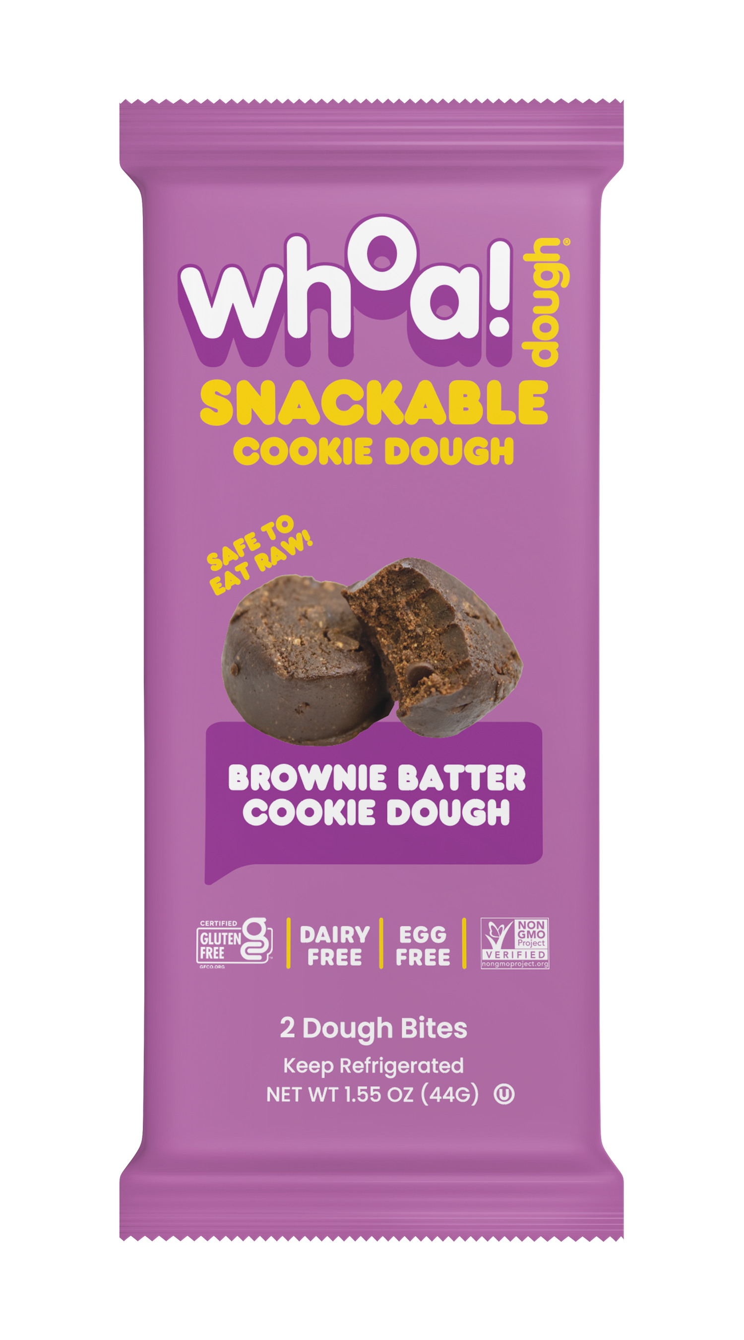 Snackable Brownie Batter Cookie Dough