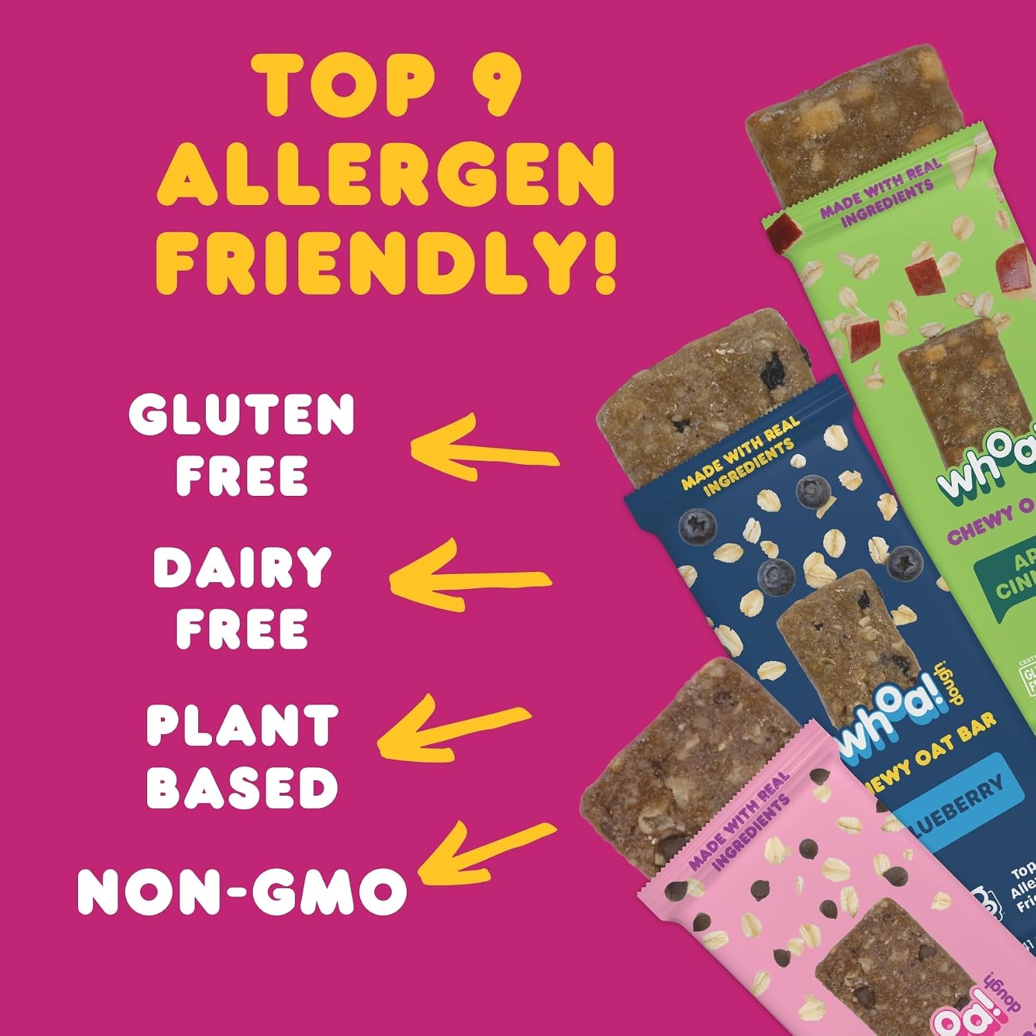 6-count Variety Pack of Chewy Oat Bars