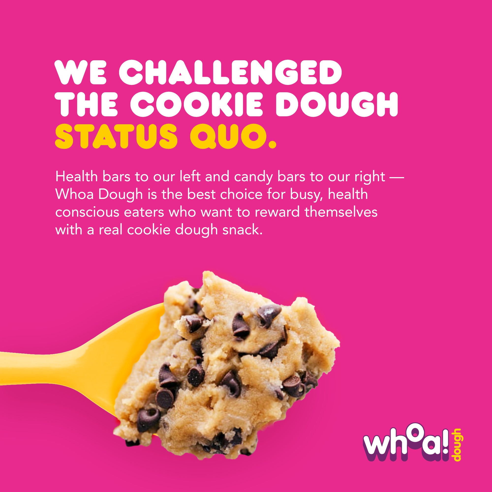 Whoa Dough debuts allergen-free cookie dough bars